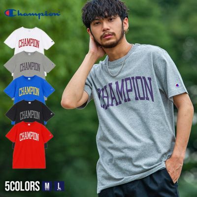 Champion(チャンピオン)アーチロゴプリント半袖Tシャツ/全5色