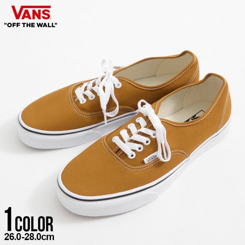 VANS(バンズ)Authentic Color Theory Golden Brown/全1色