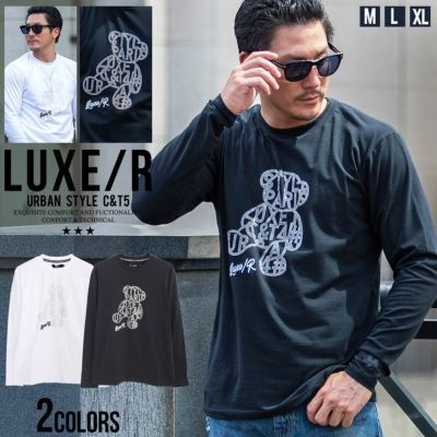 LUXE／R(ラグジュ)デニムベアロンTEE/全2色