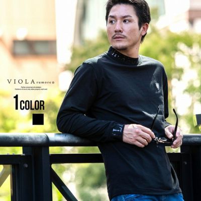 VIOLA(ヴィオラ)プリントジップアップ長袖Tシャツ/全2色