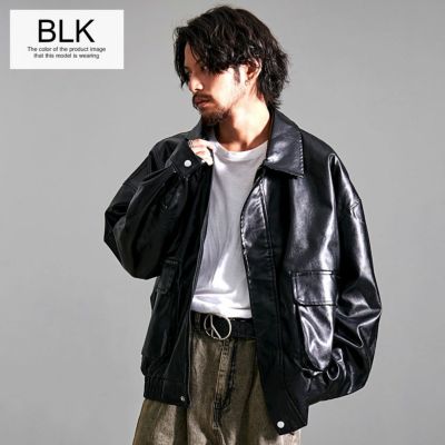 CavariA(キャバリア)オーバーサイズPU JKT/全1色