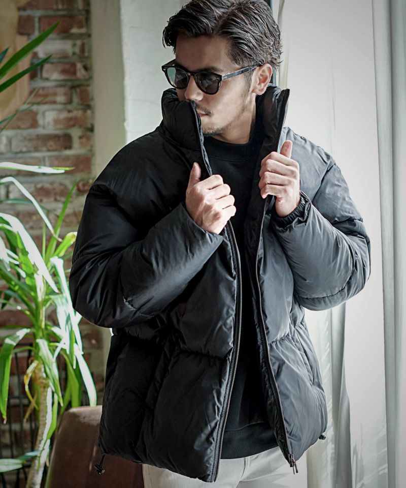 中綿ジャケット メンズ CavariA(キャバリア)ナイロンファイバーダウン