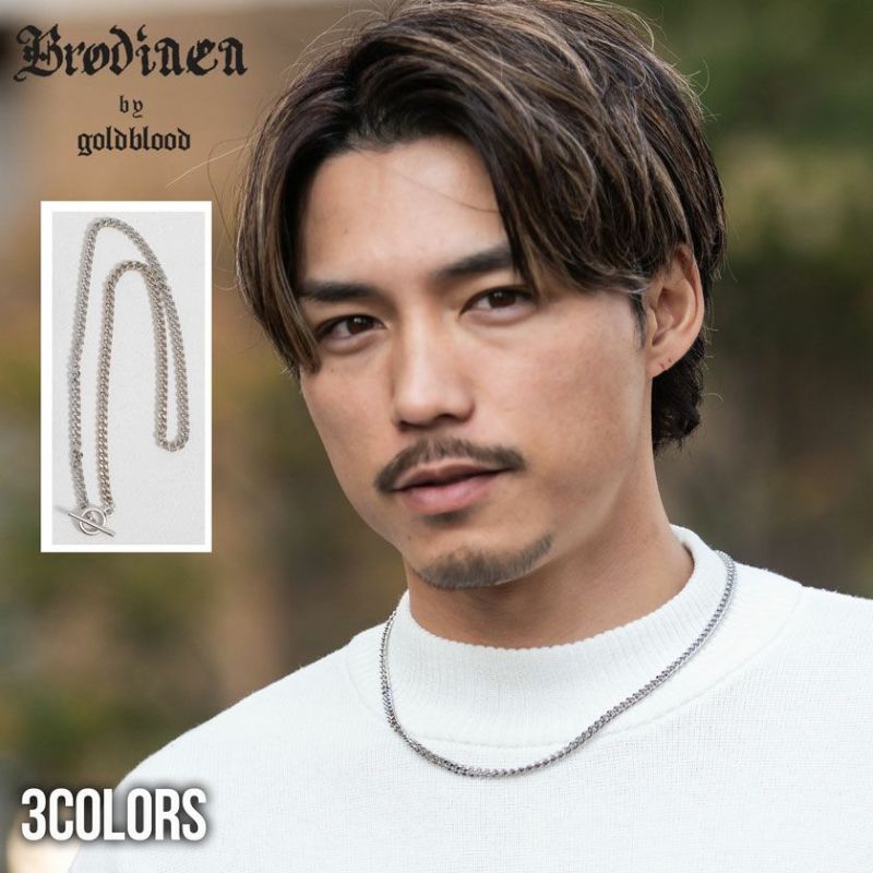 Brodiaea by goldblood(ブローディアバイゴールドブラッド)キヘイチェーンネックレス/全3色