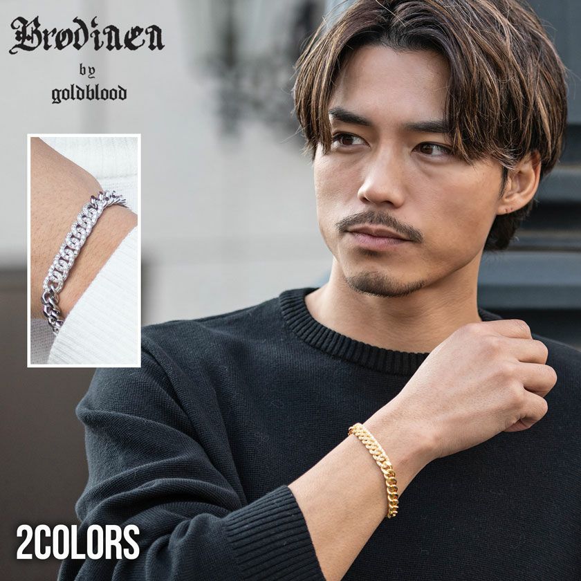 Brodiaea by goldblood(ブローディアバイゴールドブラッド)グリッターキヘイブレスレット/全2色