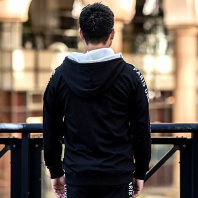 LUXE／R(ラグジュ)ハイネックラインストーン長袖ZIPパーカー/全2色