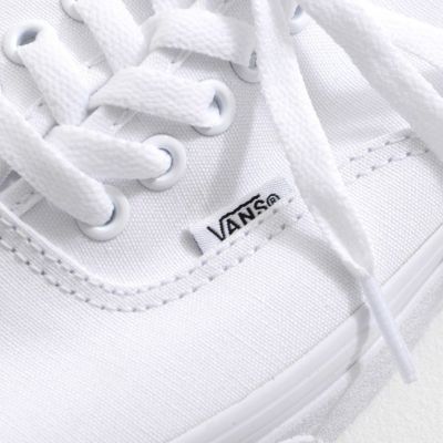 Authentic all clearance white vans