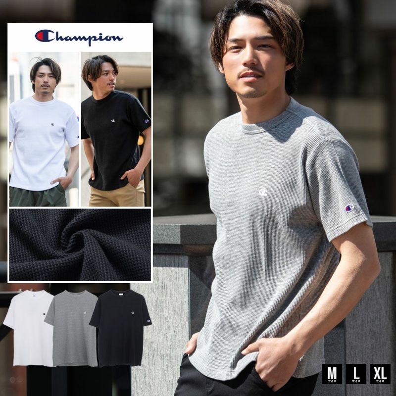 Champion(チャンピオン)SHORT SLEEVE サーマル半袖Tシャツ/全3色