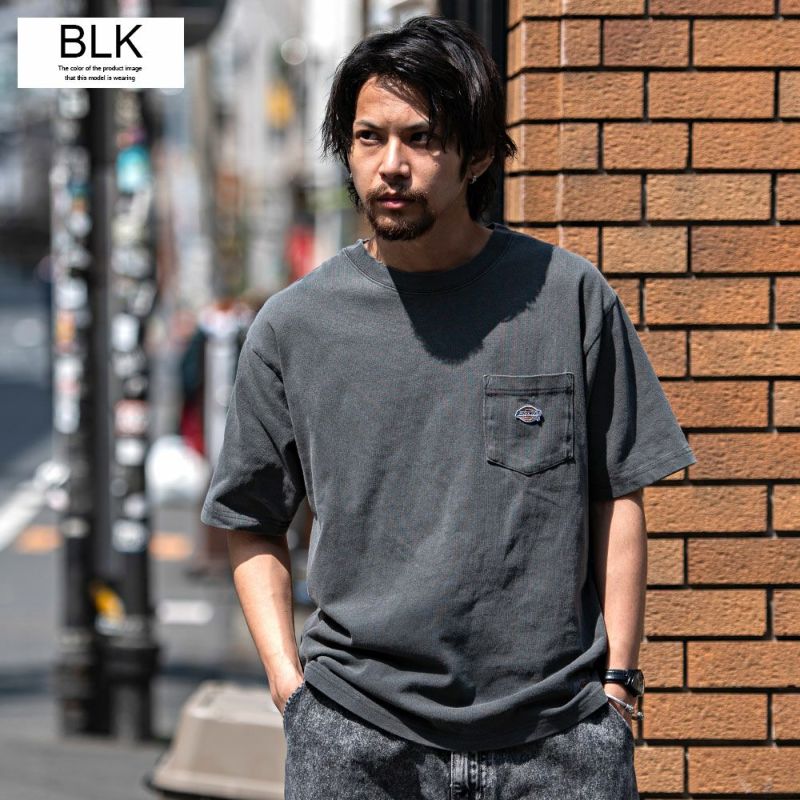 Dickies(ディッキーズ)クルーネック 天竺ポケ付きS/S T 半袖/全2色
