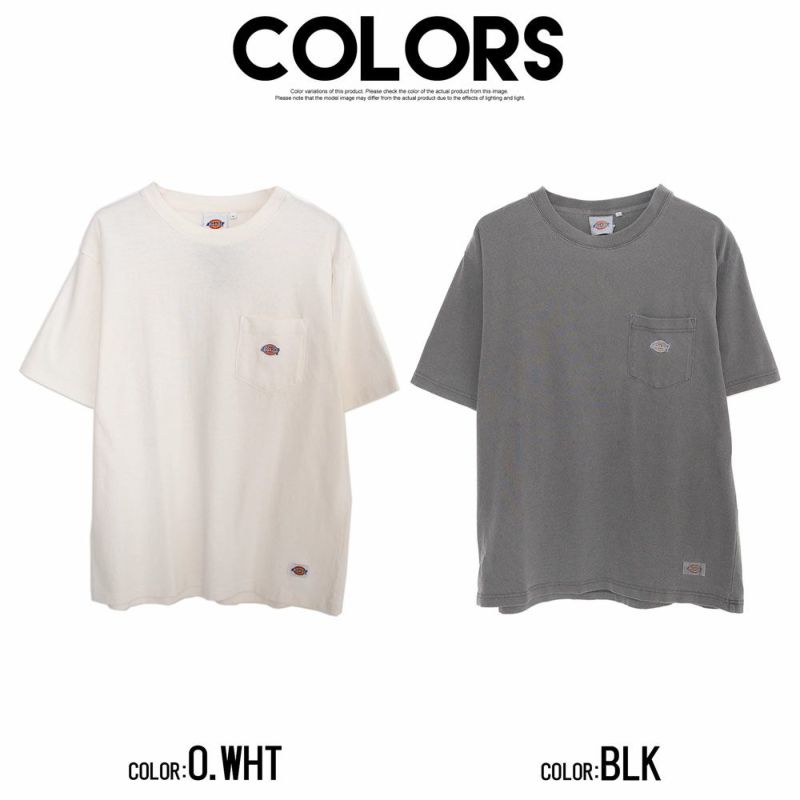 Dickies(ディッキーズ)クルーネック 天竺ポケ付きS/S T 半袖/全2色