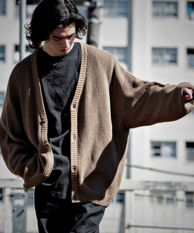 CavariA(キャバリア)ビッグシルエットボタンカーディガン/全4色