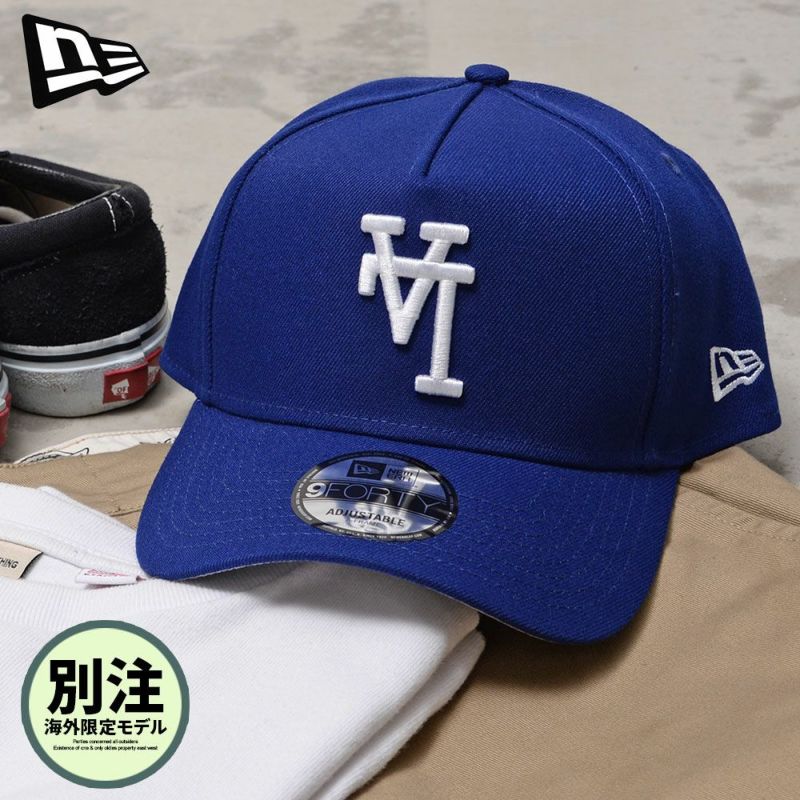 NEW ERA(ニューエラ)別注海外限定モデル 逆さロゴ 9FORTY A-FRAME ドジャースCAP/全1色