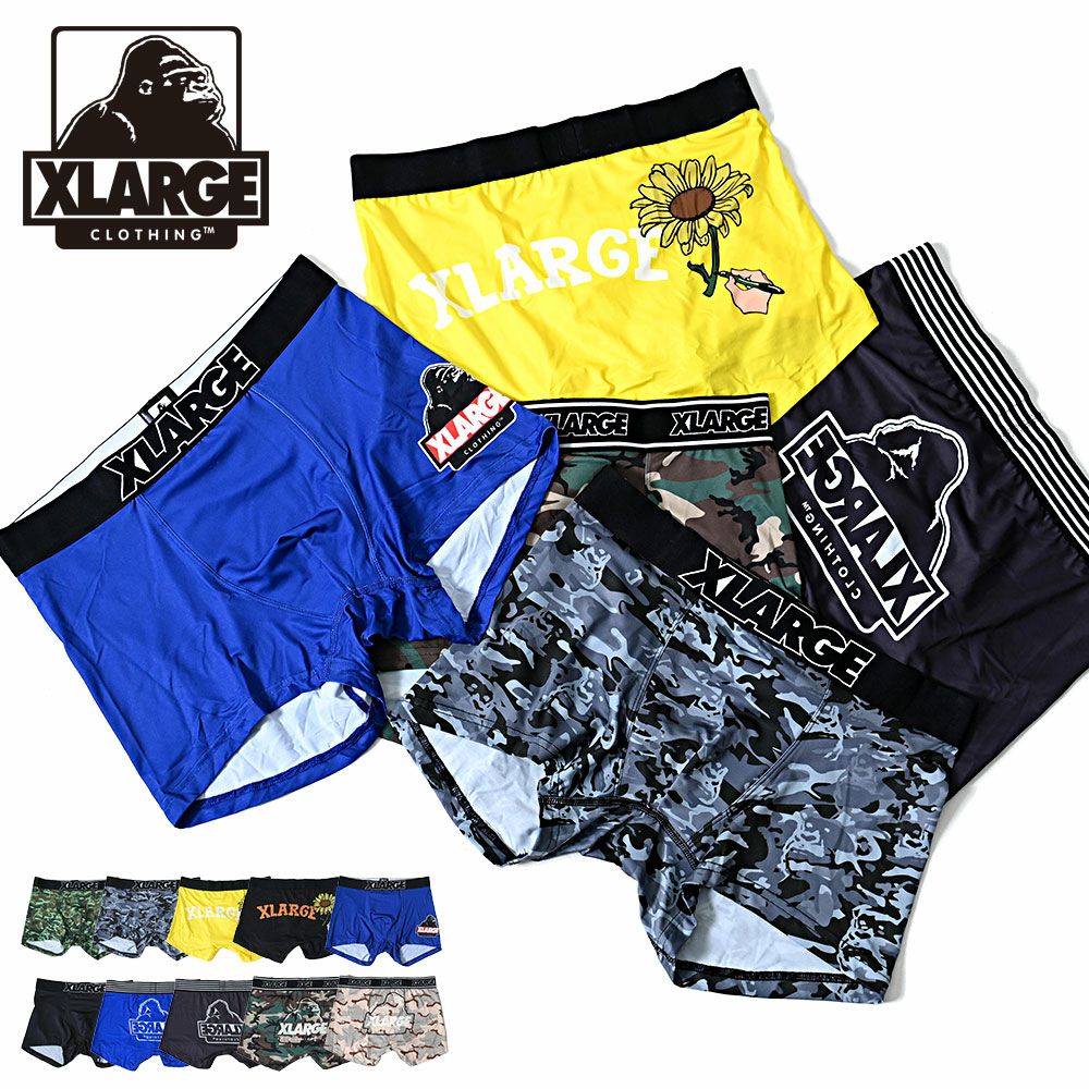 XLARGE(エクストララージ)バリエーションアンダーウェア/全10色【返品・交換対象外商品】