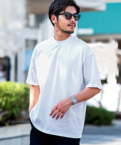 CavariA(キャバリア)ジャケットのインナー専用 シルキータッチ天竺半袖Tシャツ/全4色