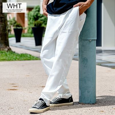 ワイドパンツ メンズ VICCI(ビッチ)スーパーストレッチワイド