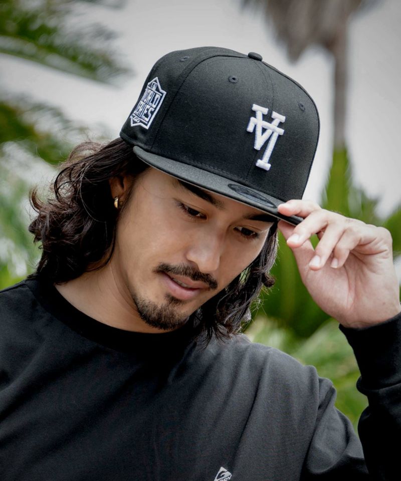 NEW ERA(ニューエラ)別注海外限定モデル 逆さロゴ 9FIFTY SNAPBACK ドジャースCAP(BLK)/全1色