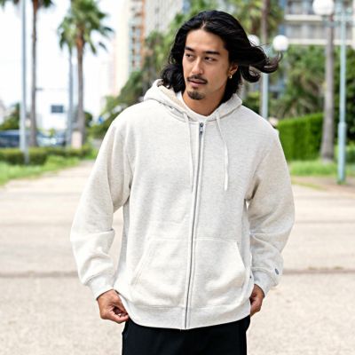 ジップパーカー メンズ DISCUS(ディスカス)裏ボアZIPパーカー/全4色