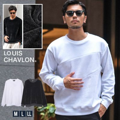 スウェット メンズ LOUIS CHAVLON(ルイシャブロン)チェーン針抜き起毛