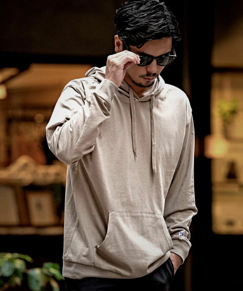  JEMORGAN LONG JOHNS(ジェーイーモーガンロングジョーンズ)天竺 長袖プルパーカ/全5色