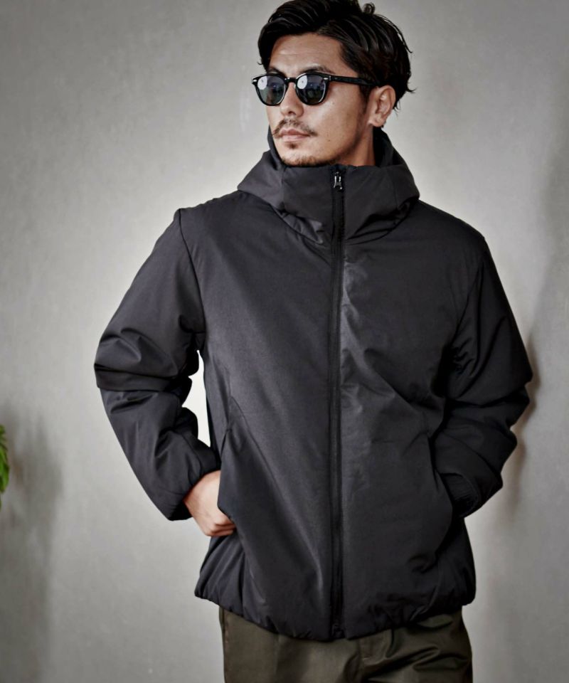 Bitter select(ビターセレクト)ノーキルト中綿フーディー/全2色