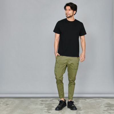 カーゴパンツ メンズ LUXE／R(ラグジュ)ストレッチ布帛カーゴパンツ/全4色