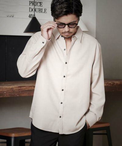 CavariA(キャバリア)ファンシーブッチャー長袖シャツ/全3色