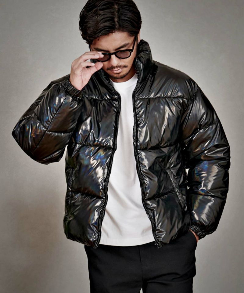 CavariA(キャバリア)シャイニー中綿スタンドブルゾン/全3色