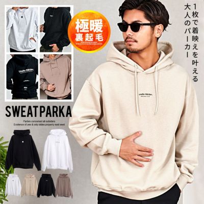 CavariA(キャバリア)柄込みスウェットパーカー 長袖/全6色