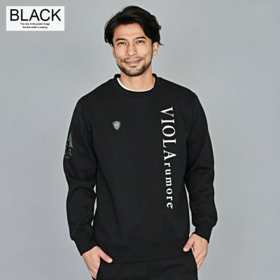 スウェット メンズ VIOLA(ヴィオラ)切替配色トレーナー/全3色