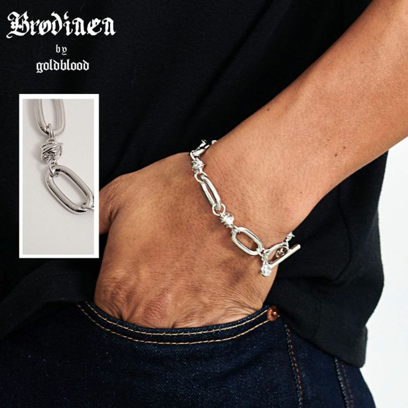 Brodiaea by goldblood(ブローディアバイゴールドブラッド)チェーンノットブレスレット/全1色