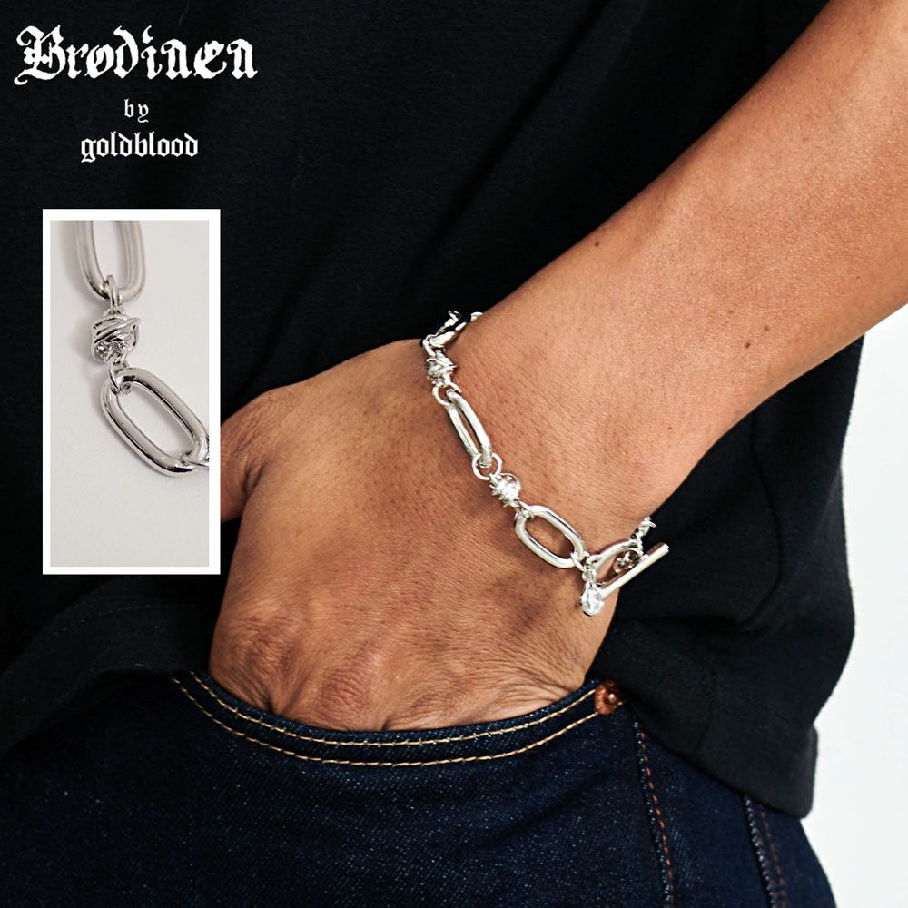 Brodiaea by goldblood(ブローディアバイゴールドブラッド)チェーンノットブレスレット/全1色