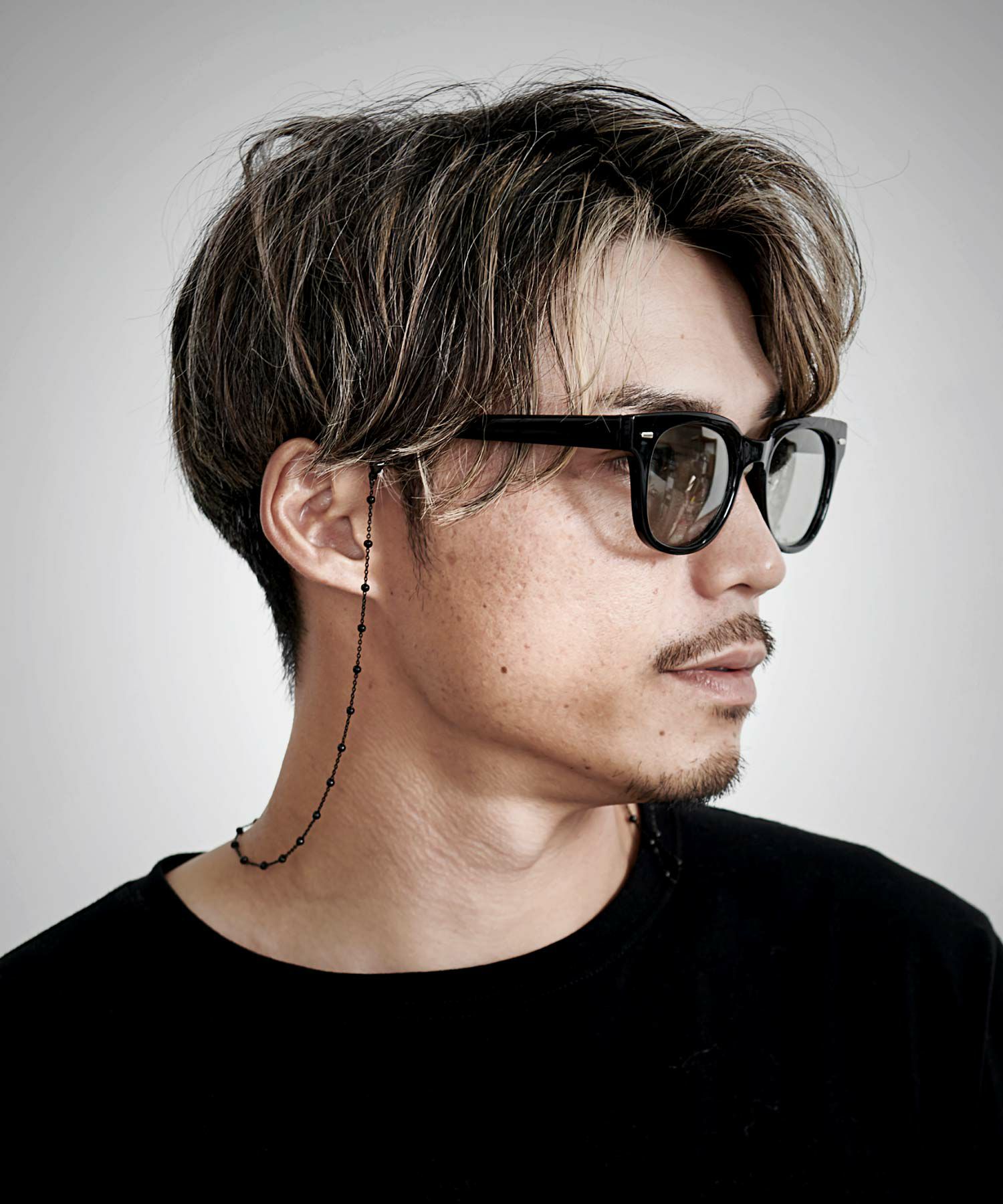 Brodiaea by goldblood(ブローディアバイゴールドブラッド)ボールグラスチェーン(マスクかけ)/全2色