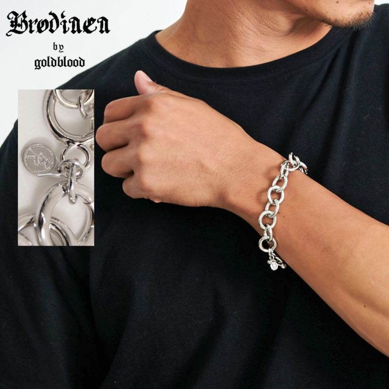 Brodiaea by goldblood(ブローディアバイゴールドブラッド)Tバーチェーンブレスレット(サークル)/全1色