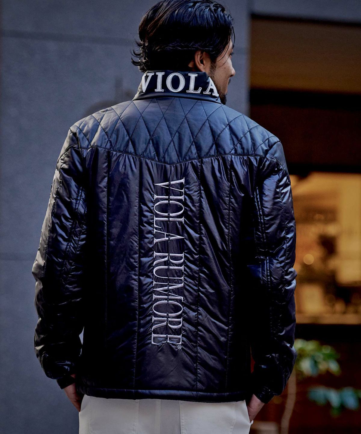 VIOLA(ヴィオラ)PU切替 中綿JKT/全3色 