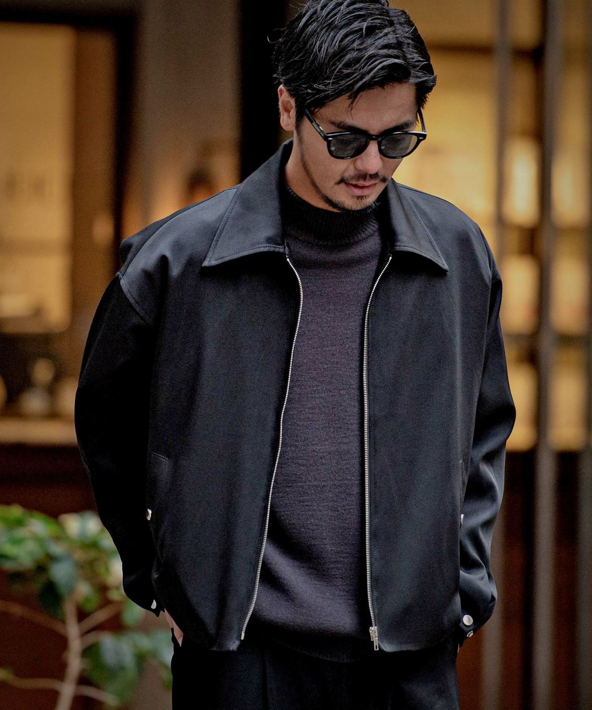 CavariA(キャバリア)ジップ長袖ジャケット/全2色