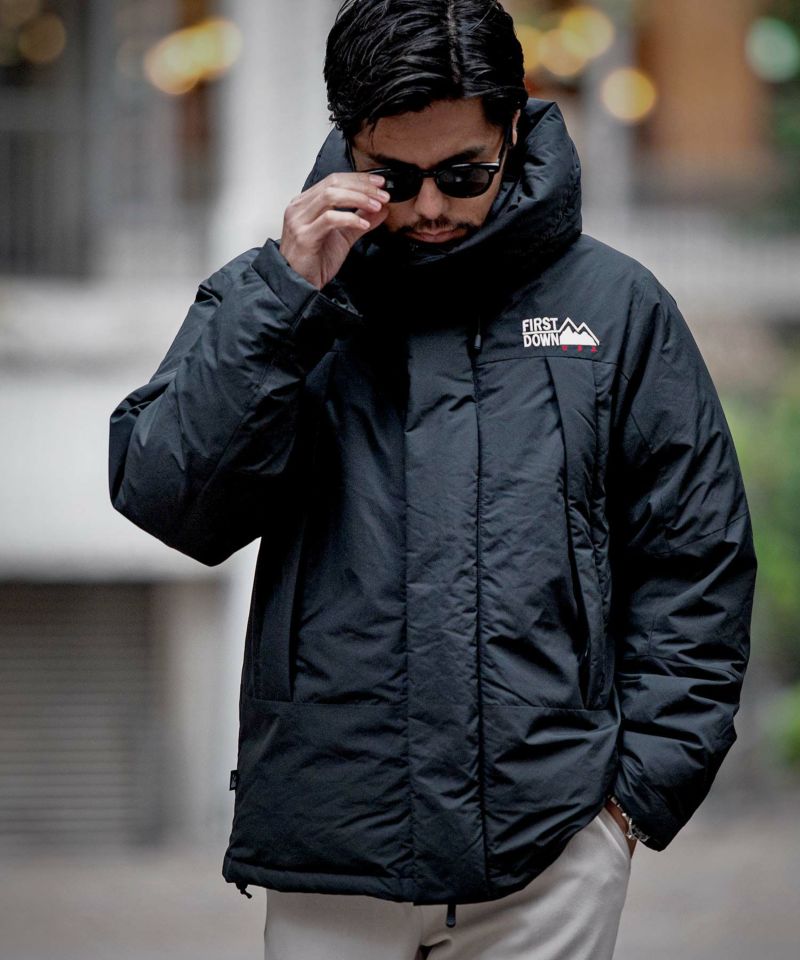 中綿ジャケット メンズ FIRST DOWN(ファーストダウン)WRAP DOWN PARKA