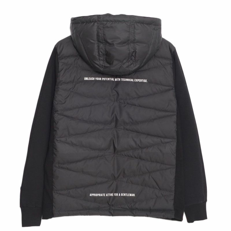 中綿ジャケット メンズ LUXE／R(ラグジュ)フリース×高密度ダウン