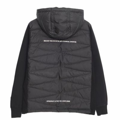 中綿ジャケット メンズ LUXE／R(ラグジュ)フリース×高密度ダウン