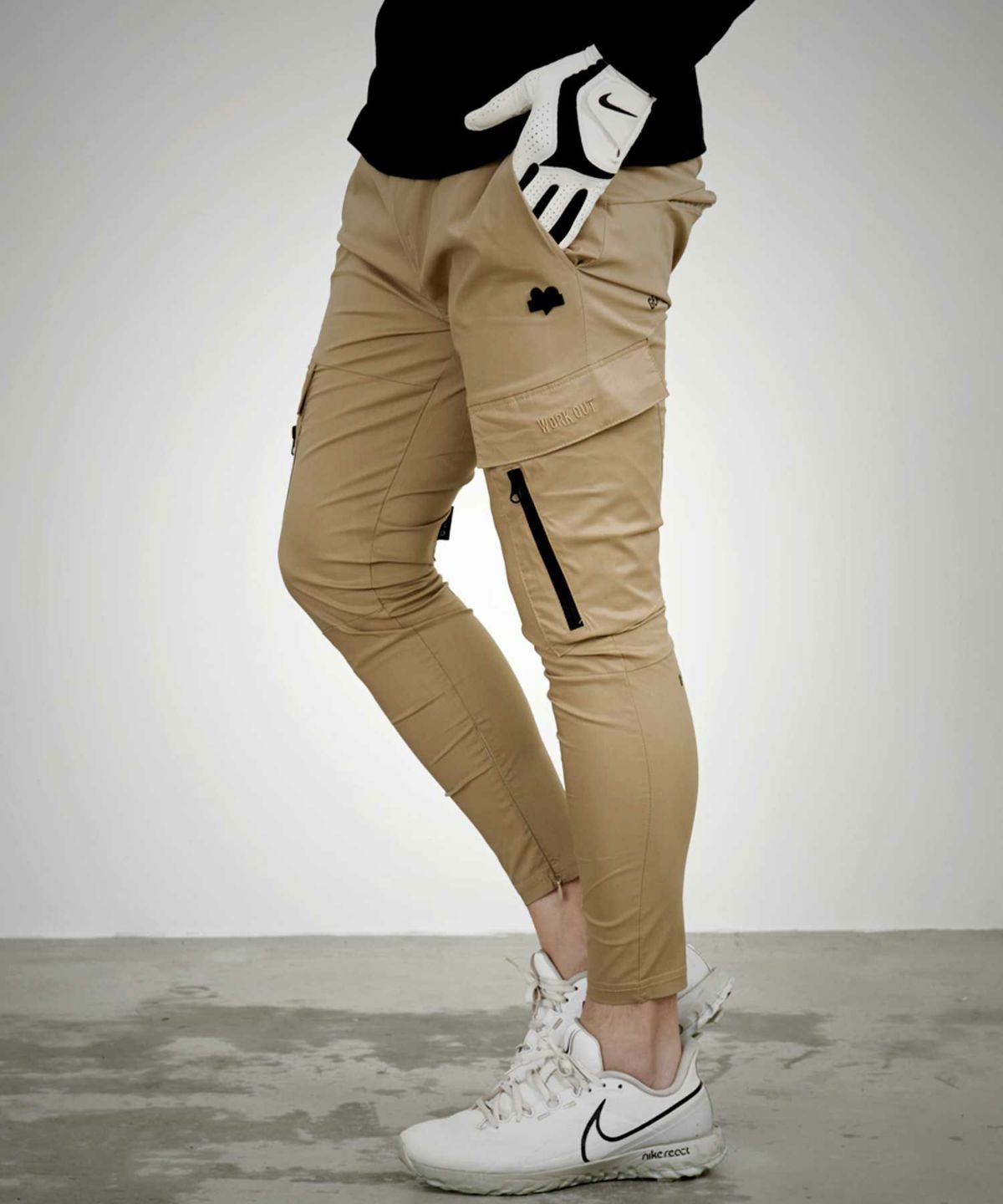 LUXE／R(ラグジュ)ストレッチ布帛カーゴパンツ/全4色