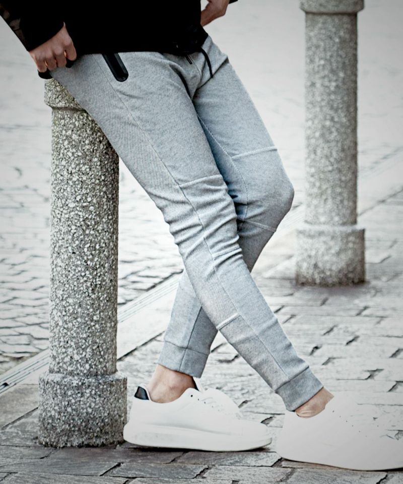 CavariA(キャバリア)止水ポケットストレッチスキニーリブパンツ/全3色