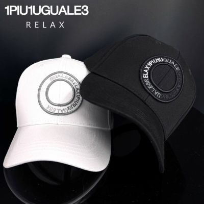 1PIU1UGUALE3(ウノ ピゥ ウノ ウグァーレ トレ リラックス)CIRCLE LOGO CAP/全2色