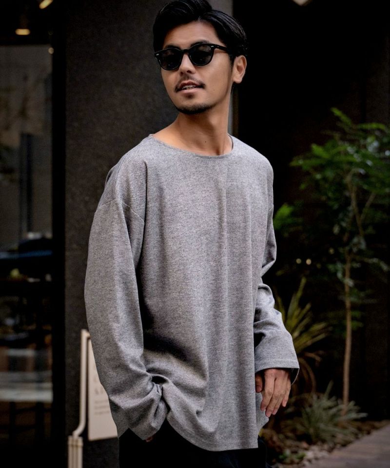 CavariA(キャバリア)ボートネック 長袖カットソー/全3色