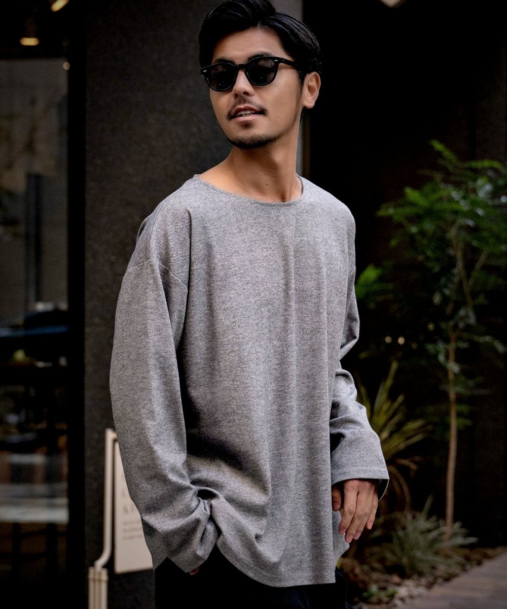 CavariA(キャバリア)ボートネック 長袖カットソー/全3色