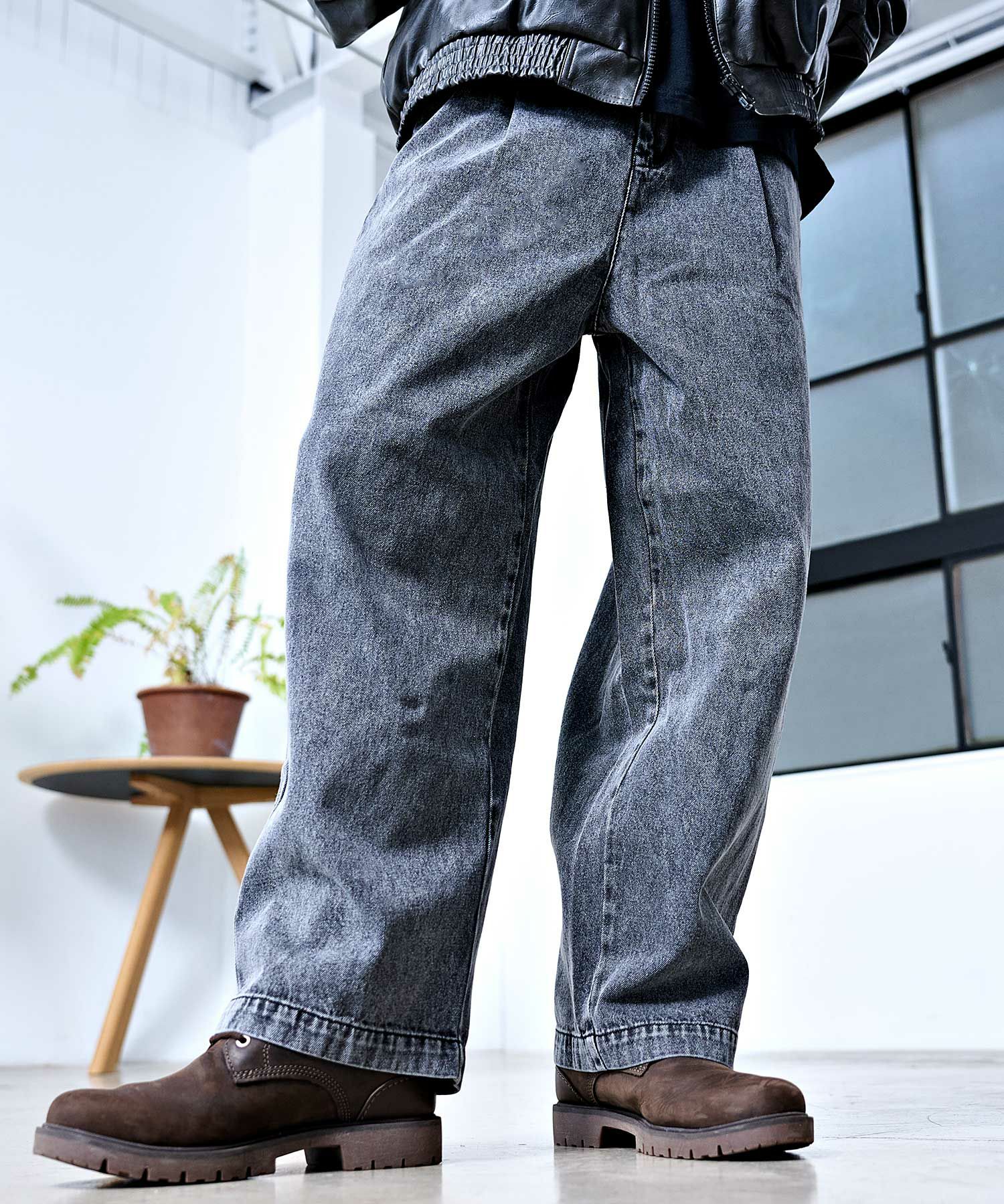 Bitter select(ビターセレクト)10ozデニムワイドパンツ/全8色