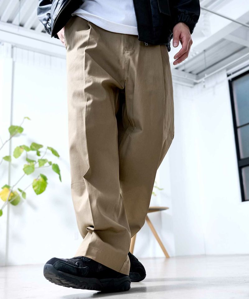 Bitter select(ビターセレクト)ワイドストレートチノパンツ/全8色