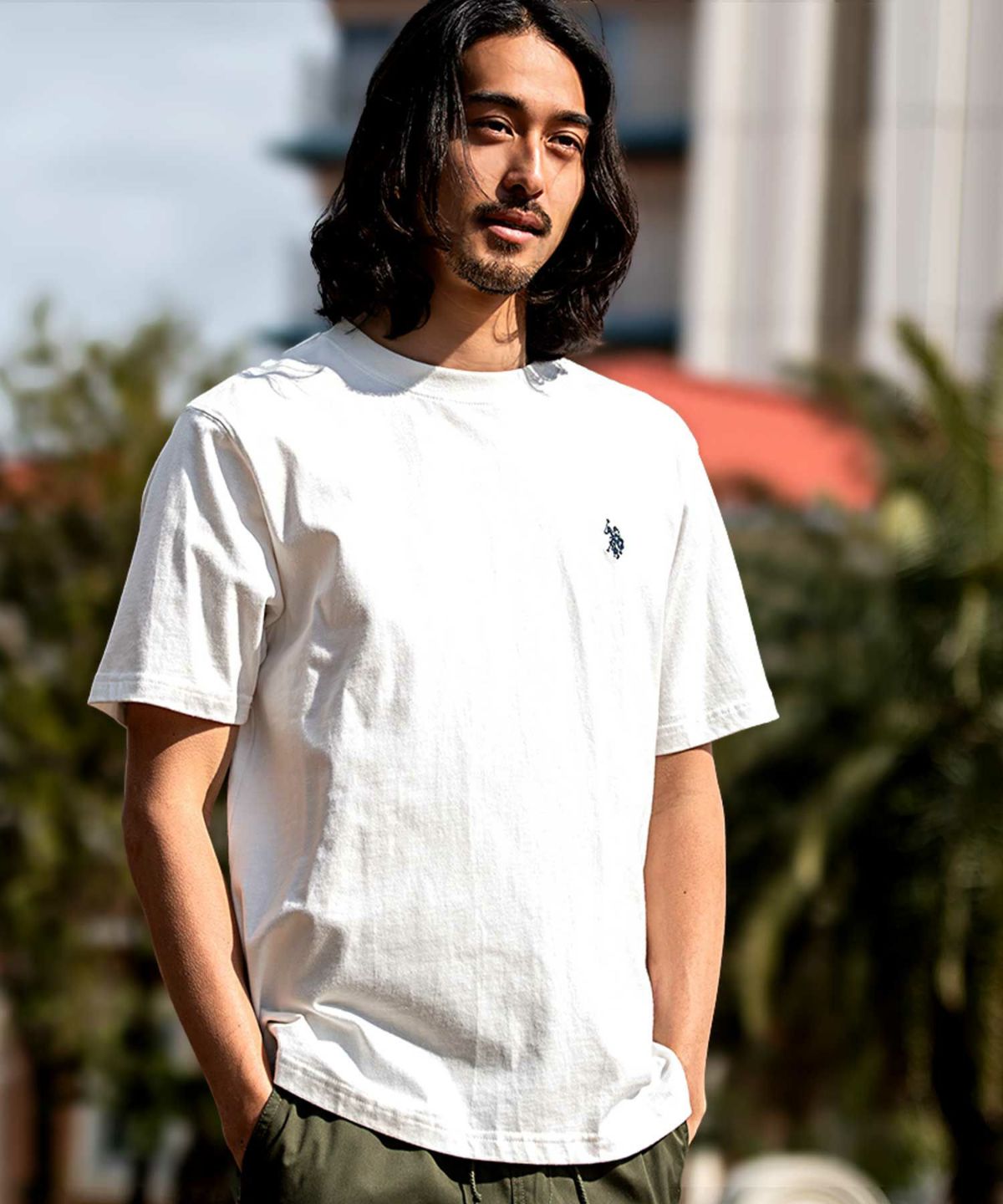 U.S. POLO ASSN.(ユーエスポロアッスン)クルーネック半袖Tシャツ/全8色