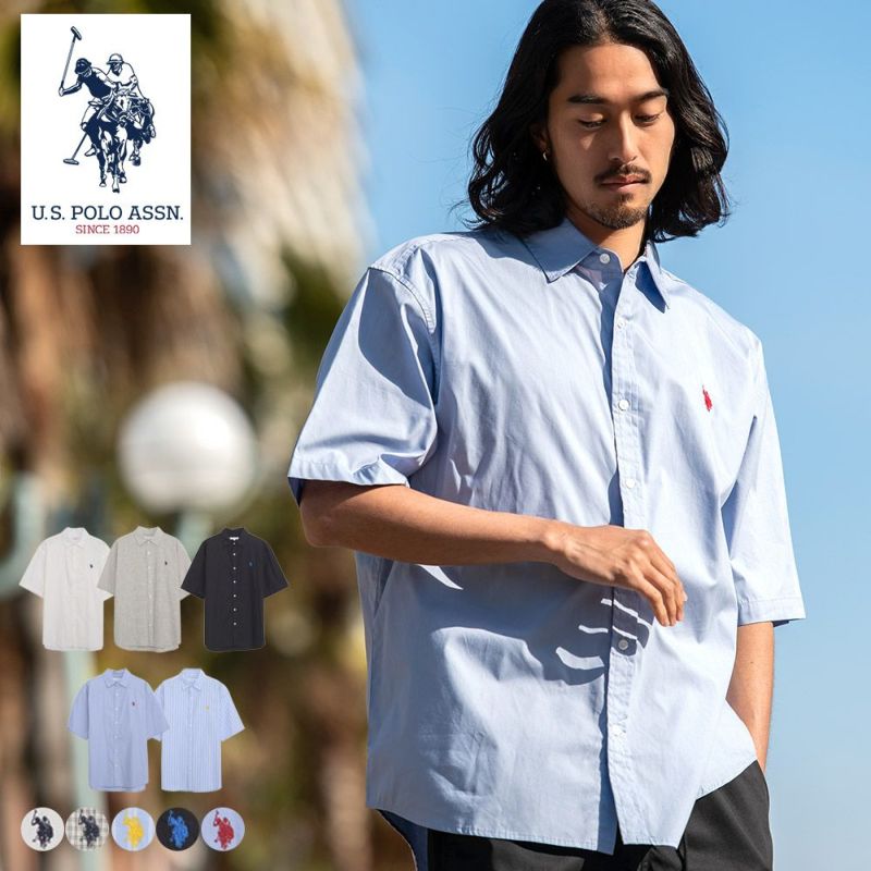 U.S. POLO ASSN.(ユーエスポロアッスン)半袖レギュラーシャツ/全5色