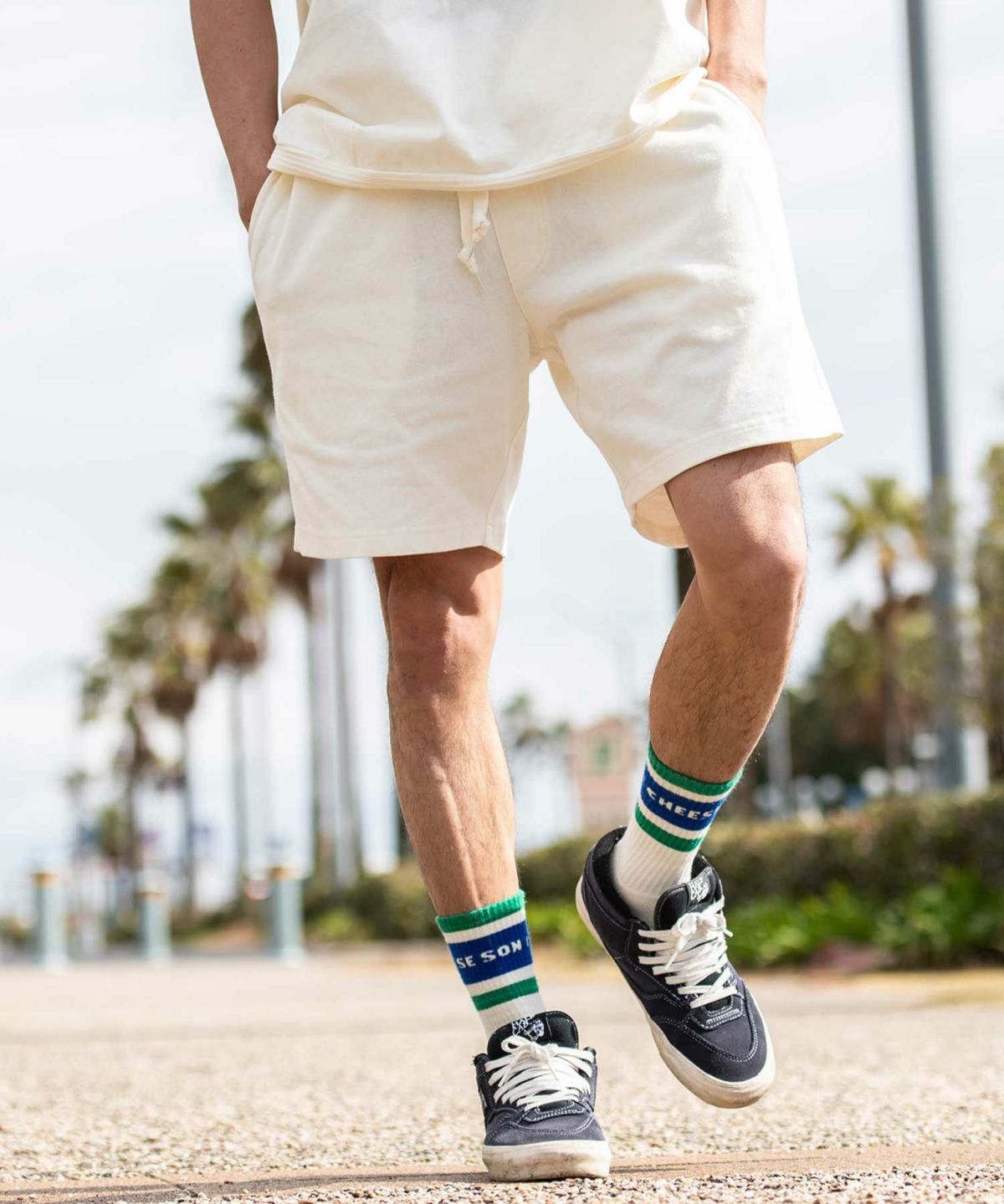 JEMORGAN LONG JOHNS(ジェーイーモーガンロングジョーンズ)20/2 OE天竺カットオフリブショートパンツ/全4色