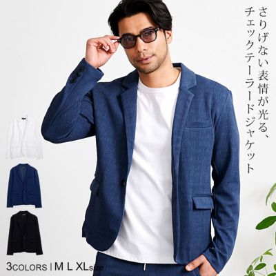 CavariA(キャバリア)ランダムチェックテーラードJKT/全3色