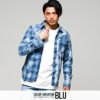 TMT(ティーエムティー)DESTROY PROCESSING INDIGO-CHECK SHIRTS
