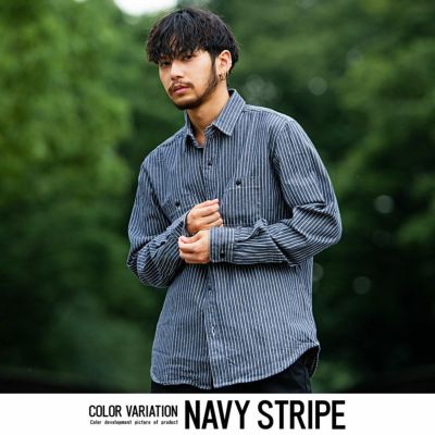 Bitter select(ビターセレクト)日本製ヒッコリーワークシャツ/全6色